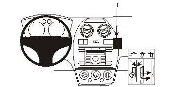 Brodit ProClip 853730 voor Ford Fiesta
