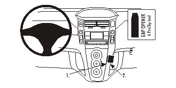 Brodit ProClip 853742 voor Toyota Yaris
