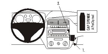 Brodit ProClip 853746 voor Fiat Punto Grande