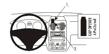 Brodit ProClip 853747 voor Hyundai Getz