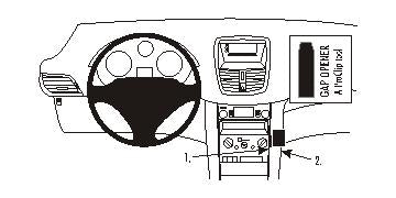 Brodit ProClip 853816 voor Peugeot 207