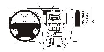 Brodit ProClip 853828 voor Hyundai Entourage