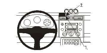 Brodit ProClip 853837 voor Toyota FJ Cruiser