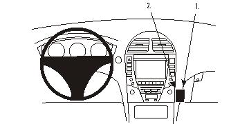 Brodit ProClip 853847 voor Lexus ES Series