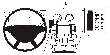 Brodit ProClip 853850 voor Mercedes Benz GL-Class