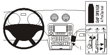 Brodit ProClip 853851 voor Mercedes Benz GL-Class