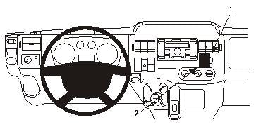 Brodit ProClip 853905 voor Ford Transit Tourneo