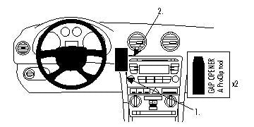Brodit ProClip 853990 voor Audi S3