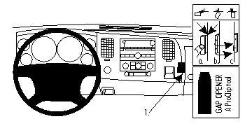 Brodit ProClip 854021 voor Chevrolet Silverado