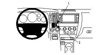 Brodit ProClip 854024 voor Toyota Tundra