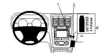 Brodit ProClip 854032 voor GMC Acadia