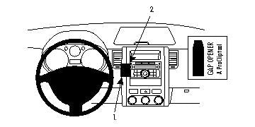 Brodit ProClip 854065 voor Nissan X-Trail