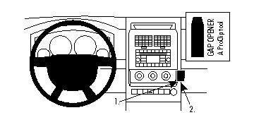 Brodit ProClip 854092 voor Jeep Liberty