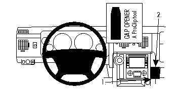 Brodit ProClip 854158 voor Hummer H2