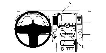 Brodit ProClip 854195 voor Nissan Pathfinder