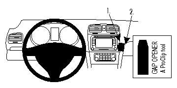 Brodit ProClip 854261 voor Volkswagen Jetta SportsWagen