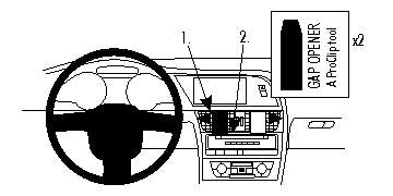 Brodit ProClip 854263 voor Audi S5
