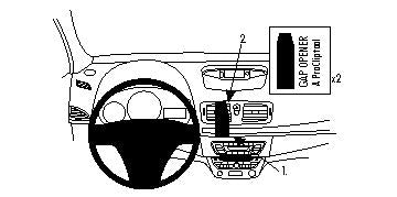 Brodit ProClip 854283 voor Renault Mégane III