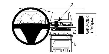 Brodit ProClip 854298 voor BMW 7-series F01, F02