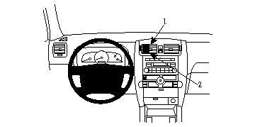 Brodit ProClip 854316 voor Kia Borrego