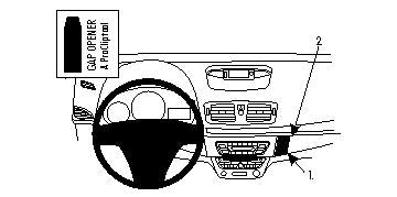 Brodit ProClip 854338 voor Renault Mégane III
