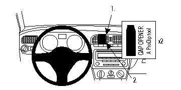 Brodit ProClip 854382 voor Volkswagen Polo