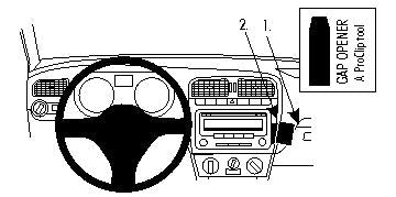 Brodit ProClip 854383 voor Volkswagen Polo