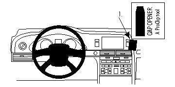 Brodit ProClip 854430 voor Audi S6