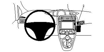 Brodit ProClip 854451 voor Toyota Verso