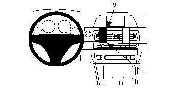 Brodit ProClip 854457 voor BMW 5-series F10, F11