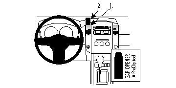 Brodit ProClip 854520 voor Nissan Navara