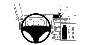 Brodit ProClip 854528 voor Citroen C4 Aircross