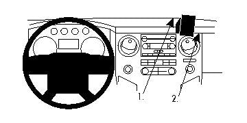 Brodit ProClip 854543 voor Ford Raptor