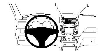 Brodit ProClip 854567 voor Suzuki Swift