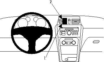 Brodit ProClip 854569 voor Suzuki SX4