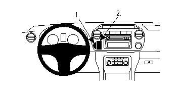 Brodit ProClip 854601 voor Volkswagen Amarok