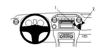Brodit ProClip 854602 voor Volkswagen Amarok