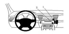 Brodit ProClip 854606 voor Audi A8