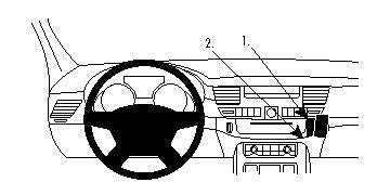 Brodit ProClip 854606 voor Audi A8