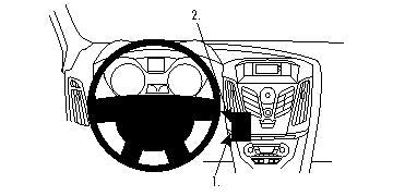 Brodit ProClip 854619 voor Ford Focus