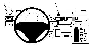 Brodit ProClip 854626 voor Lexus CT Series