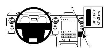Brodit ProClip 854639 voor Ford F-Series 150