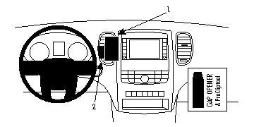 Brodit ProClip 854643 voor Dodge Durango 4WD