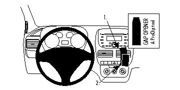 Brodit ProClip 854694 voor Fiat Doblò