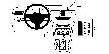 Brodit ProClip 854697 voor Volkswagen Passat