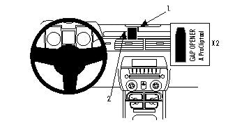 Brodit ProClip 854705 voor Chevrolet Camaro