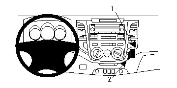 Brodit ProClip 854746 voor Toyota HiLux