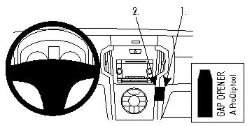 Brodit ProClip 854799 voor Isuzu D-Max
