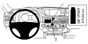 Brodit ProClip 854847 voor Lexus ES Series