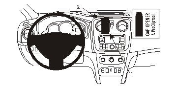 Brodit ProClip 854899 voor Dacia Lodgy